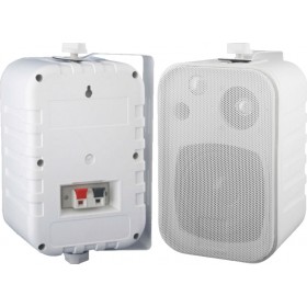 DT Electronics Ηχεία Εγκαταστάσεων για Τοποθέτηση σε Τοίχο SSP410 (Ζεύγος) σε Λευκό Χρώμα