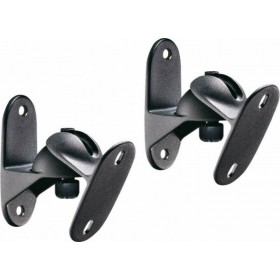 Meliconi Βάσεις Ηχείων Τοίχου Sound 50 (Ζεύγος) σε Μαύρο Χρώμα