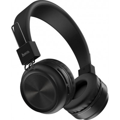 Hoco W25 Promise Ασύρματα/Ενσύρματα On Ear Ακουστικά Μαύρα
