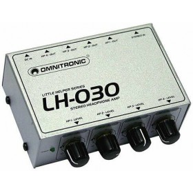 Omnitronic LH-030 Επιτραπέζιος Αναλογικός Ενισχυτής Ακουστικών 4 Καναλιών με Jack 6.3mm