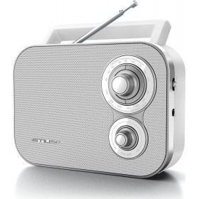 Muse M-051 R Retro Φορητό Ραδιόφωνο Ρεύματος / Μπαταρίας Λευκό