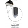 Audio Technica Κεφαλή Πικάπ AT-VM95SP Κινητού Μαγνήτη σε Λευκό Χρώμα