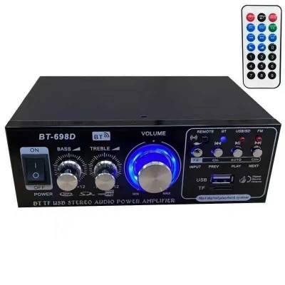 Ολοκληρωμένος Ενισχυτής Hi-Fi Stereo BT-698 Μαύρος