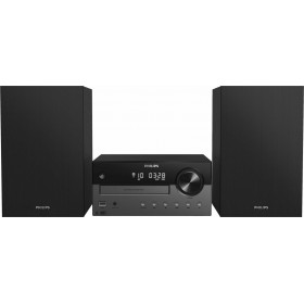 Philips Ηχοσύστημα 2.0 TAM4505 60W με CD / Digital Media Player και Bluetooth Μαύρο