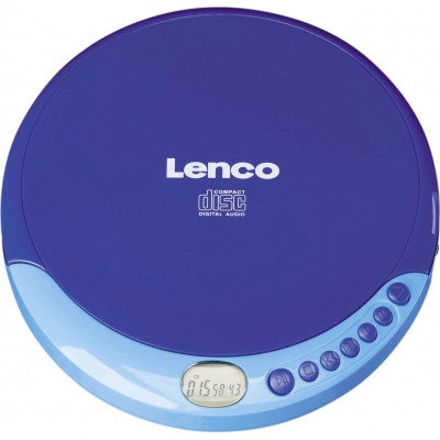 Lenco Φορητό Ηχοσύστημα CD-011 με CD σε Μπλε Χρώμα