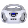 Trevi Φορητό Ηχοσύστημα CMP544BT με Bluetooth / MP3 / USB / Ραδιόφωνο σε Ασημί Χρώμα