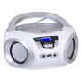 Trevi Φορητό Ηχοσύστημα CMP544BT με Bluetooth / MP3 / USB / Ραδιόφωνο σε Ασημί Χρώμα