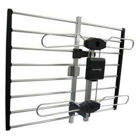 Greentek E2169G108N Εξωτερική Κεραία Τηλεόρασης (δεν απαιτεί τροφοδοσία) σε Μαύρο Χρώμα Σύνδεση με Ομοαξονικό (Coaxial) Καλώδιο