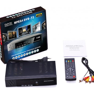 TV Set Box Ψηφιακός Δέκτης Mpeg-4 Full HD (1080p) με Λειτουργία PVR (Εγγραφή σε USB) Σύνδεσεις HDMI / USB