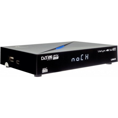 Δορυφορικός Αποκωδικοποιητής Uclan Ustym 4K S2 OTT 4K UHD DVB-S2 με Ενσωματωμένο Wi-Fi σε Μαύρο Χρώμα