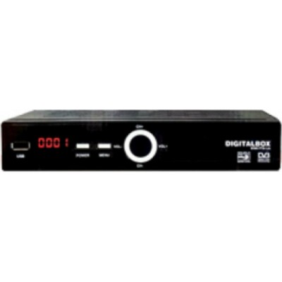 Digitalbox Δορυφορικός Αποκωδικοποιητής 8100 FTA LA HD (720p) DVB-S / DVB-S2 με Λειτουργία Εγγραφής PVR σε Μαύρο Χρώμα