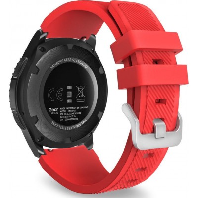 Smoothband Λουράκι Σιλικόνης Κόκκινο (Galaxy Watch (46mm) / Gear S3)
