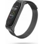 Tech-Protect Milanese Λουράκι Μεταλλικό Μαύρο (Mi Smart Band 5/Mi Smart Band 6)