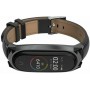 Tech-Protect Herms Λουράκι Δερμάτινο Μαύρο (Mi Smart Band 5/Mi Smart Band 6)
