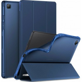 Infiland Flip Cover Δερματίνης Μπλε (Galaxy Tab A7)