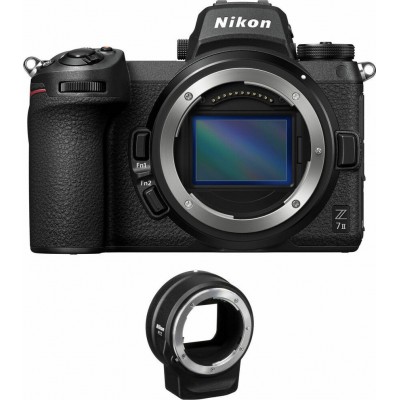 Nikon Mirrorless Φωτογραφική Μηχανή Z 7II Full Frame Body + FTZ Adapter Black