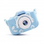 Q1 Kitty Kids Compact Φωτογραφική Μηχανή 12MP με Οθόνη 2" και Ανάλυση Video 4608 x 3456 pixels Μπλε