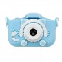 Q1 Kitty Kids Compact Φωτογραφική Μηχανή 12MP με Οθόνη 2" και Ανάλυση Video 4608 x 3456 pixels Μπλε