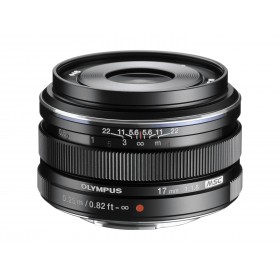 Olympus Crop Φωτογραφικός Φακός M.Zuiko Digital 17mm f/1.8 Σταθερός για Micro Four Thirds (MFT) Mount Black