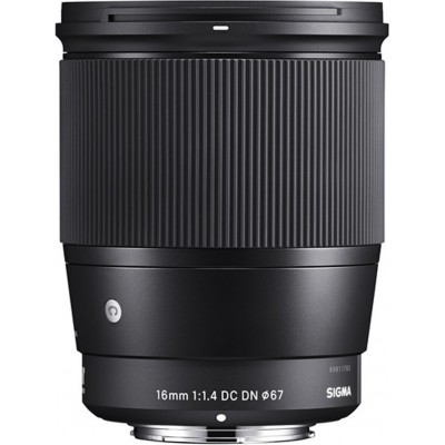 Sigma Crop Φωτογραφικός Φακός 16mm f/1.4 DC DN Wide Angle για Micro Four Thirds (MFT) Mount Black