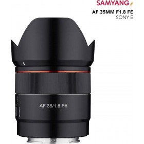 Samyang Full Frame Φωτογραφικός Φακός AF 35mm f/1.8 FE Wide Angle για Sony E Mount Black