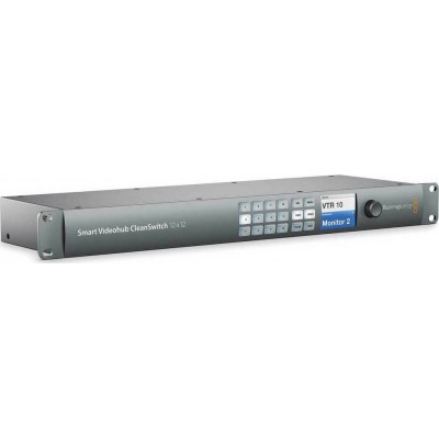 Blackmagic Design Smart Videohub Cleanswitch 12x12Κωδικός: BONVHUBSMTCS6G1212 