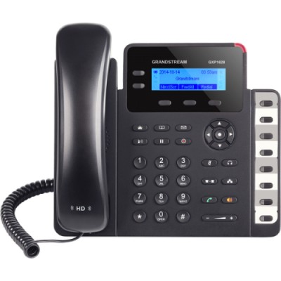 Grandstream GXP1628 Ενσύρματο Τηλέφωνο IP 2 γραμμών Μαύρο