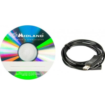 Midland Καλώδιο Προγραμματισμού Ασύρματου Πομποδέκτη UHF/VHF CT-710, CT-790, CT-890, G10, G11, G14