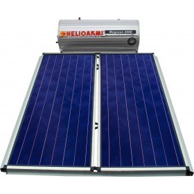 Helioakmi Megasun E Ηλιακός Θερμοσίφωνας 200lt/4.2m² Glass Διπλής Ενέργειας με Επιλεκτικό Συλλέκτη