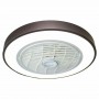 Lineme 02-00166 Ανεμιστήρας Οροφής 50cm με Φως και Τηλεχειριστήριο Καφέ