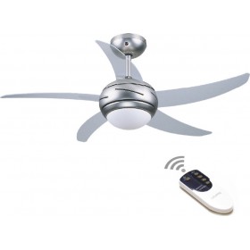 Gruppe L44001 Ανεμιστήρας Οροφής 112cm με Φως και Τηλεχειριστήριο Transparent
