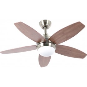 Telco S42-327 Ανεμιστήρας Οροφής 110cm με Φως και Τηλεχειριστήριο Κερασί