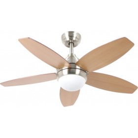 Telco S42-327 Ανεμιστήρας Οροφής 110cm με Φως και Τηλεχειριστήριο Οξιά