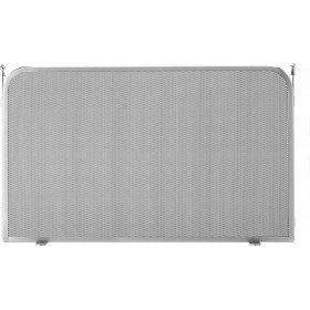 Zogometal 520 Μεταλλικό Προστατευτικό Τζακιού 80x50cm Νίκελ Ματ