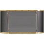 Zogometal 540 Μεταλλικό Προστατευτικό Τζακιού 58x24x50cm Όρο Ματ