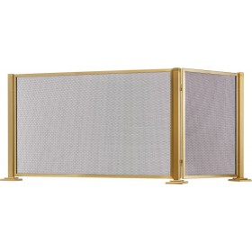 Zogometal 572 Μεταλλικό Προστατευτικό Τζακιού 91x46x52cm Όρο Ματ