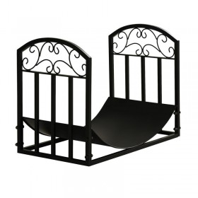 Outsunny 842-208 Μεταλλικό Καλάθι Αποθήκευσης Ξύλων 60.5x36x46.5cm Μαύρο Outsunny 842-208 Μεταλλικό Καλάθι Αποθήκευσης Ξύλων 60.5x36x46.5cm Μαύρο