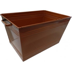 29960 Μεταλλικό Κουτί Αποθήκευσης Ξύλων 44x30x25cm Καφέ 29960 Μεταλλικό Κουτί Αποθήκευσης Ξύλων 44x30x25cm Καφέ