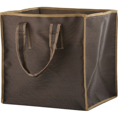 Zogometal Bag 2 Υφασμάτινη Τσάντα Μεταφοράς Ξύλων 40x35x40cm Καφέ