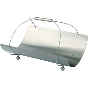 Zogometal 2000 Inox Καλάθι Αποθήκευσης Ξύλων 50x38x15cm Ασημί Zogometal 2000 Inox Καλάθι Αποθήκευσης Ξύλων 50x38x15cm Ασημί
