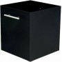 Viometal 1040 Μεταλλικό Κουτί Αποθήκευσης Ξύλων 32.5x32.5x35.5cm Μαύρο