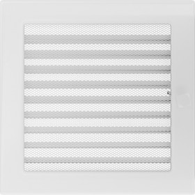 Kratki 22BX Τετράγωνη Περσίδα Τζακιού 22x22cm Λευκή