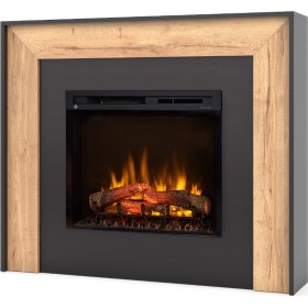 Dimplex Zuni Επιδαπέδιο Ηλεκτρικό Τζάκι 1500W 130.2x110cm Καφέ