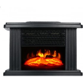 81011FLH00BK Επιδαπέδιο Ηλεκτρικό Τζάκι 1000W 22.5x15.5cm Μαύρο