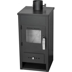 Agorastos ΣΑ-5 Χαλύβδινη Ξυλόσομπα 8kW Μαύρη