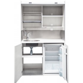 Silver ΚΣ105 Πολυκουζινάκι με Αριστερή Γούρνα 105x65x209cm Λευκό Silver ΚΣ105 Πολυκουζινάκι με Αριστερή Γούρνα 105x65x209cm Λευκό