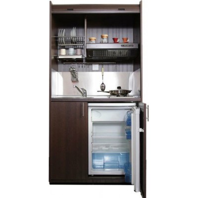 Silver ΚΣ105 Πολυκουζινάκι με Αριστερή Γούρνα 105x65x209cm Κερασί