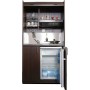 Silver ΚΣ105 Πολυκουζινάκι με Αριστερή Γούρνα 105x65x209cm Κερασί