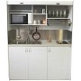 Silver ΚΣ160 Πολυκουζινάκι με Αριστερή Γούρνα 160x65x209cm Κερασί