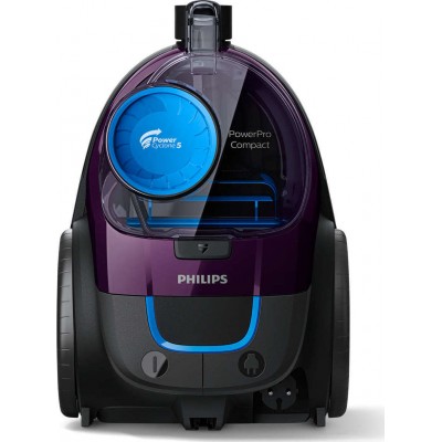 Philips FC 9333/09 Ηλεκτρική Σκούπα 650W με Κάδο 1.5lt Μωβ
